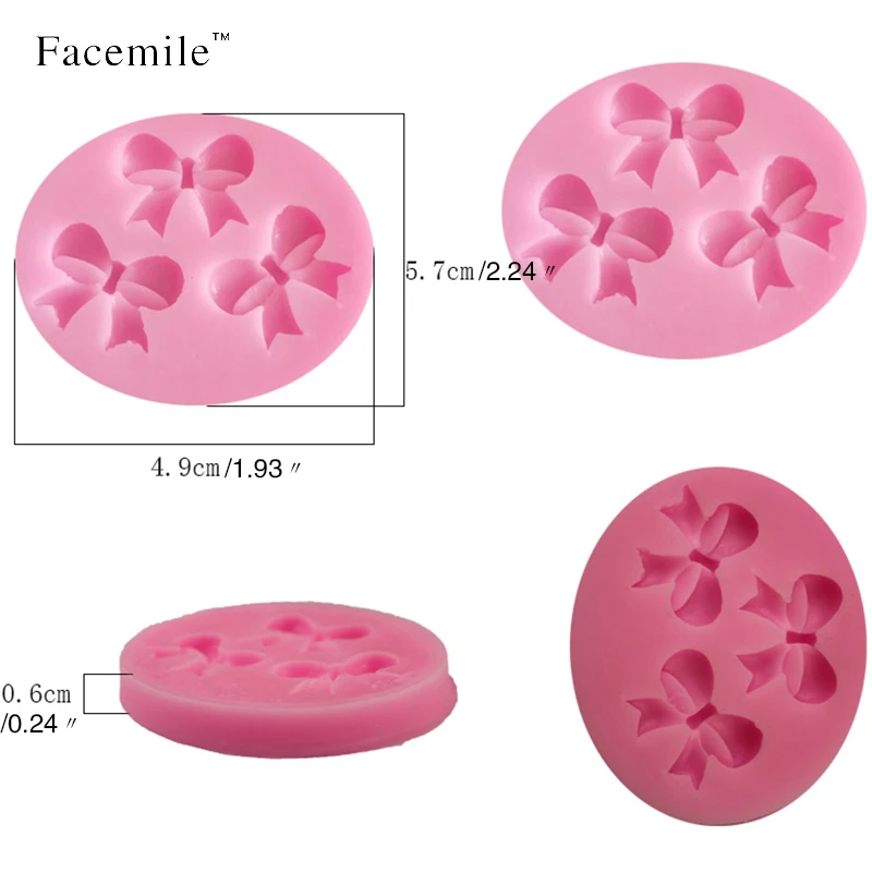Facemile силиконовая форма для помадки галстук-бабочка торт конфеты шоколадная форма для выпечки сахарный торт украшение инструмент
