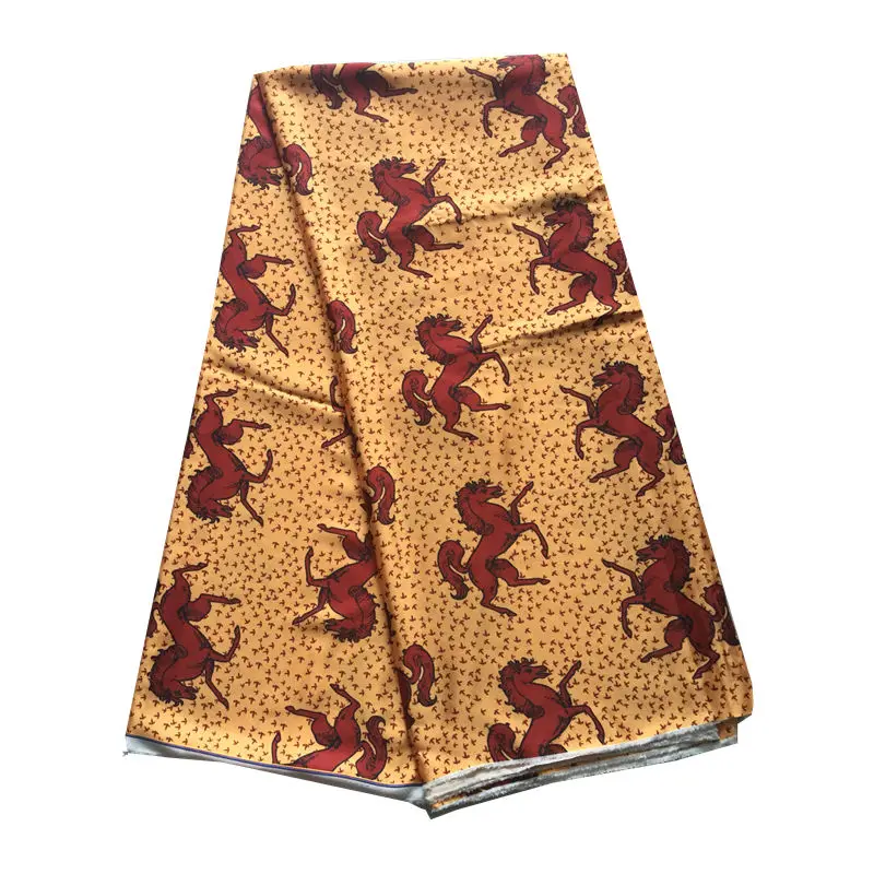 Цифровой шелковый, с принтом Ткань Горячая распродажа! африканский дизайн реальный воск атласной шелковой ткани красивый цветок печатных 30