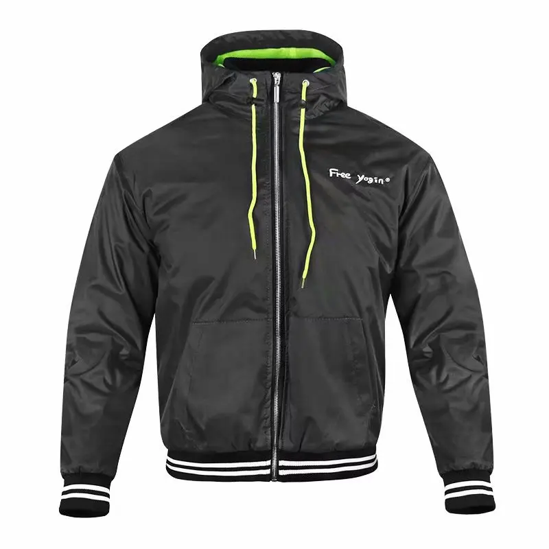 Куртки для бега/мотоциклетные куртки/куртки для гонок/ride off-road jackets/мотоциклетная одежда ветрозащитная Экипировка - Цвет: Черный