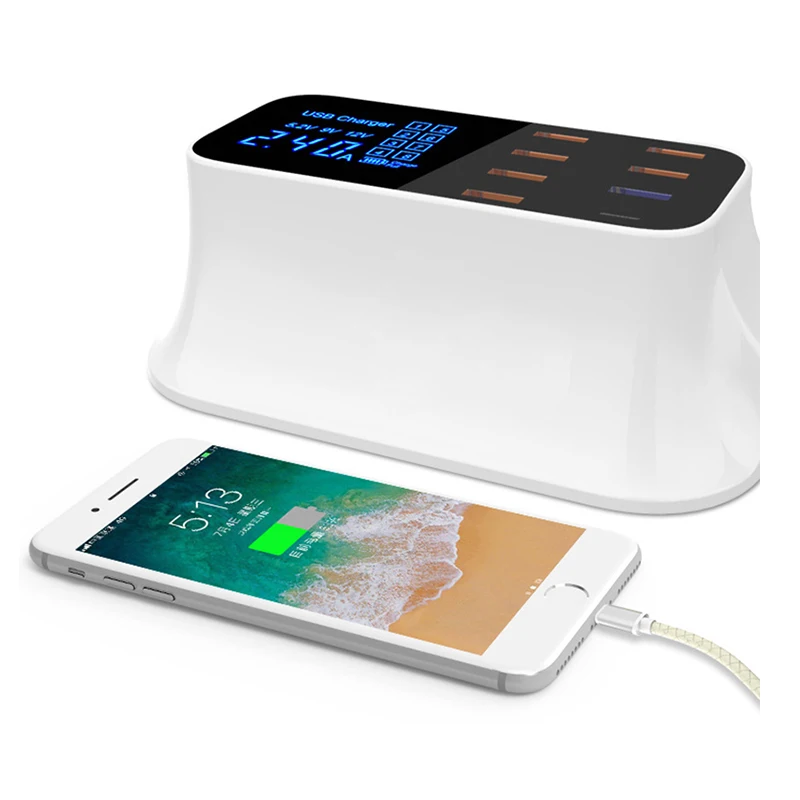 Быстрое зарядное устройство 3 0 USB Type C зарядная станция Быстрая зарядка 7 портов