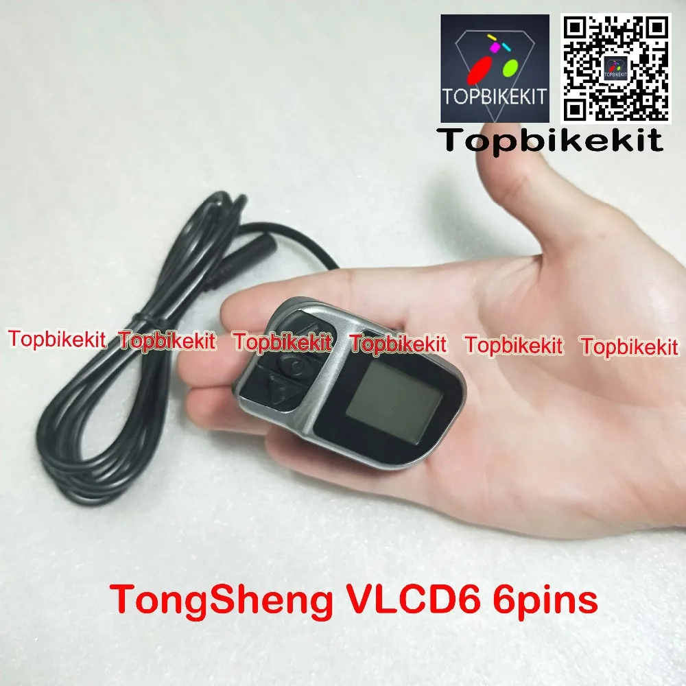 Tongsheng Маленький дисплей VLCD6 6 контактный разъем для TSDZ2 Средний привод двигателя 250