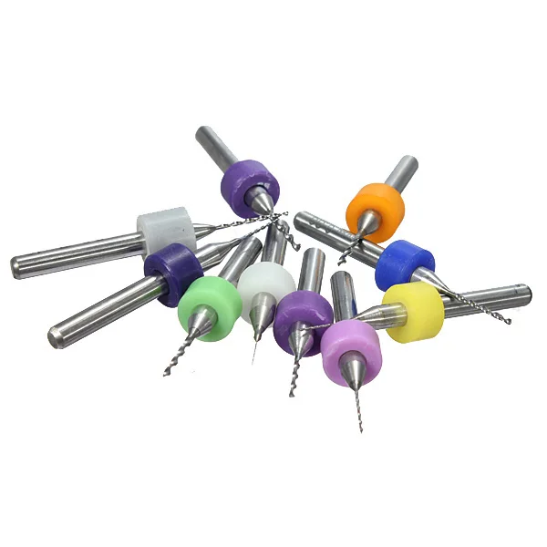 

Hot Sale 10Pcs Micro Mini Twist Drill Bits Set 0.3mm-1.2mm PCB Print Circuit Board Tungsten Carbide Engraving Metalworking Tool