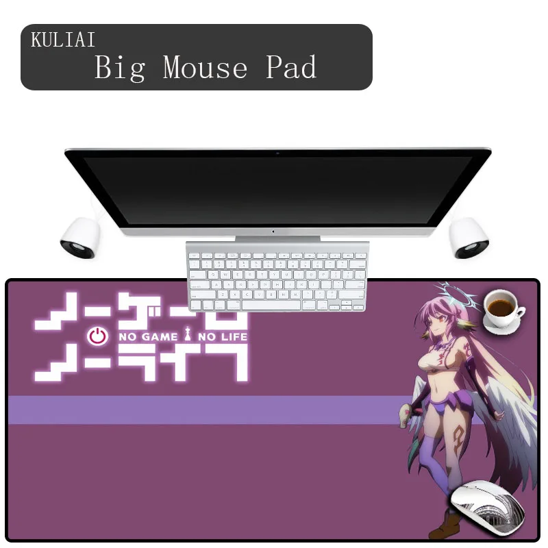 

XGZ Anime No Game No Life Mouse Pad 300X800X2MM Xl Size Non-slip Anti-slip Keyboard Mats Gaming Laptop Mouse Pad for Pubg Lol