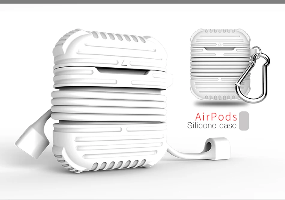 !ACCEZZ For AirPod Earphone Case Protective Skin Cover Bag 2 in 1 Set For Apple Airpods Bluetooth Wireless Headphone Charger Box (13)