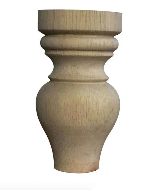 4PCS/LOT 8X5.5CM Car Round Wood Feet Legs European Style Furniture Foot