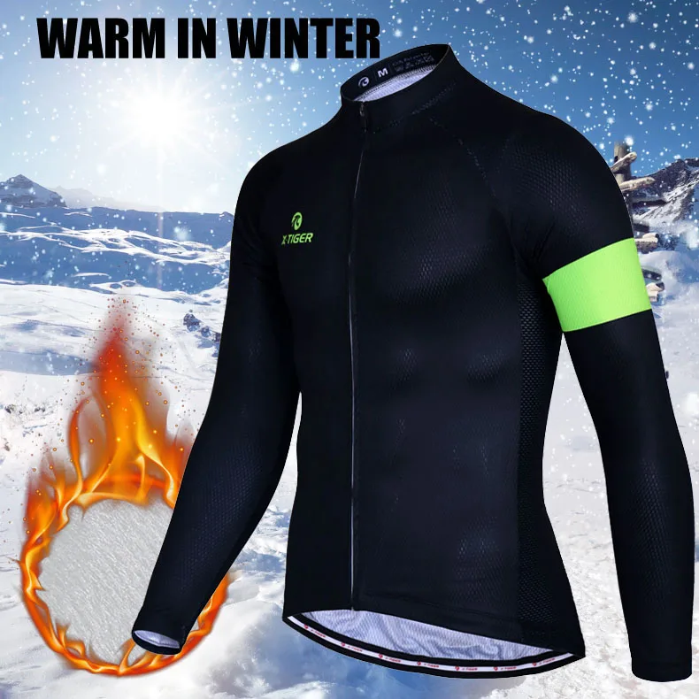 X-Tiger Pro, зимний теплый флисовый спортивный костюм для велоспорта, одежда для велоспорта, Майо, Ropa Ciclismo Invierno, одежда для горного велосипеда