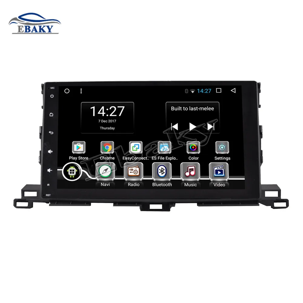 Perfect NaviTopia 10.1inch 1GB/2GB RAM Quad Core/Octa Core Android 7.1/8.1 Car DVD Radio for Toyota Highlander 2015 with GPS/maps 1