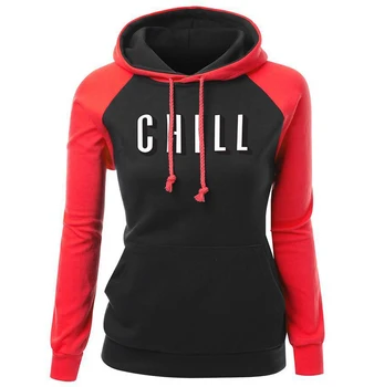 

Hot Sale Women's Sportswear 2019 Auutmn Raglan Hoody For Lady Letter Print Funny Sweatshirt Female Kpop Clothing Pullover Hoodie