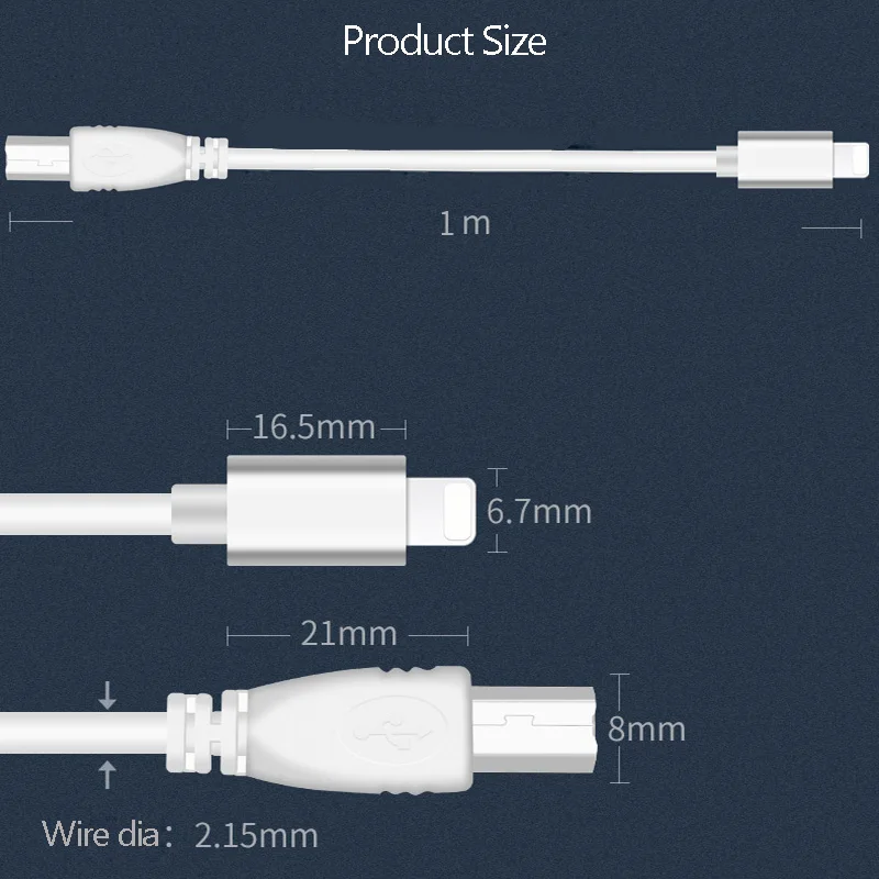 Reilim OTG кабель для IPhone к MIDI USB инструмент Адаптер клавиатуры iPhone ipad электрический