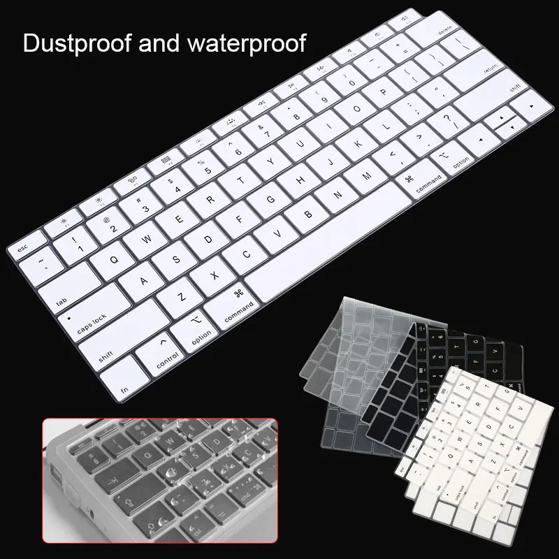 

New Silicone Keyboard Protector For Macbook Air 13 A1932 US Layout Keyboard Cover Waterproof Keyboard Film