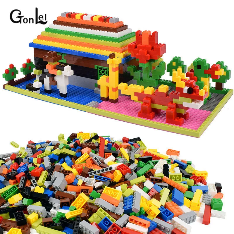 100 шт./лот 2X4 H * DIY игрушка пластиковый строительный блок MOC кирпич для детей