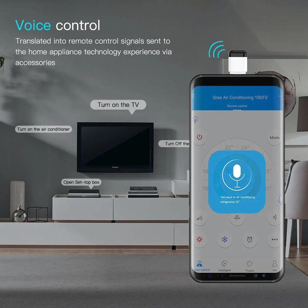 Type C Micro USB интерфейс Smart App управление мобильный телефон пульт дистанционного управления беспроводной инфракрасный прибор адаптер для ТВ коробка