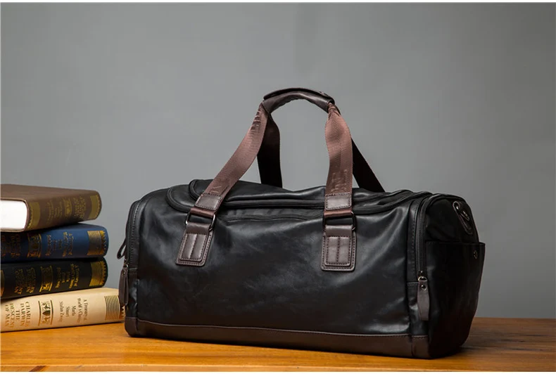 Мужская кожаная спортивная сумка, спортивные сумки, вещевой мешок для путешествий, багажные сумки для фитнеса, мужские походные сумки для занятий спортом, Tas gymtas XA643WA