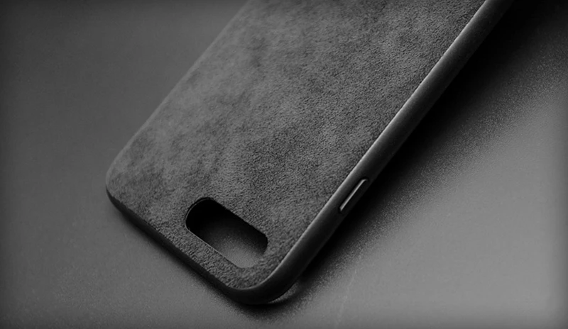 Case for iPhone X XS Max XR 11 Pro MAX Italian Suede Like Fabric Downy Leather Cover Luxury Phone Housing Coque Hundas Shell iphone 7 plus case