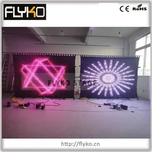 P35MM 3*3 м dj освещение для диско вечеринки Светодиодная панель видео занавес чехол