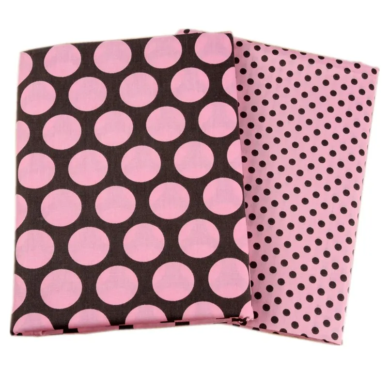 2 шт./комплект детские одеяла в горошек 50x40 см|scrapbooking fabric|fabric for patchwork quiltsfabrics |