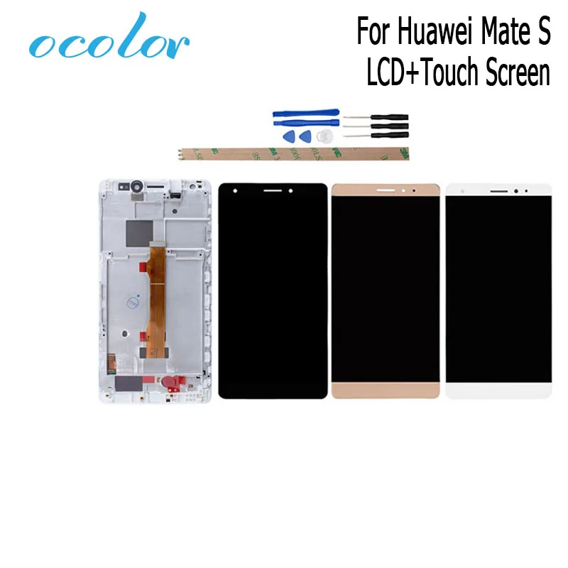 Цветной для Huawei Mate S ЖК-дисплей и сенсорный экран + рамка дигитайзер сборка Замена