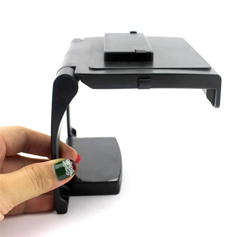 

New Portable Tv Clip Clamp Mount Stand Holder For Microsoft Xbox 360 Kinect Sensor Mini Adjustable Support For Movement Sensors