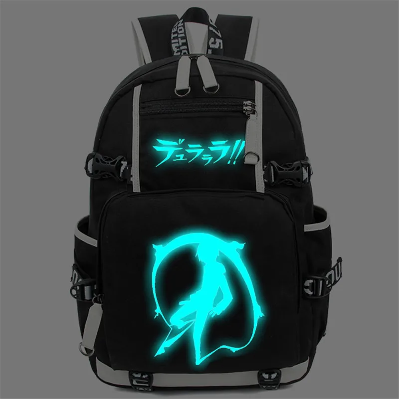Рюкзак для ноутбука Durarara нейлоновый вместительный студентов аниме|bag atmosphere|backpack