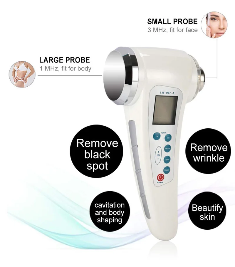 7 LED Photon Ultrasound Galvanic Ion Skin Pores Cleaning Massager Skin Lift Rejuvenation Anti-wrinkle Facial Care Beauty Devices