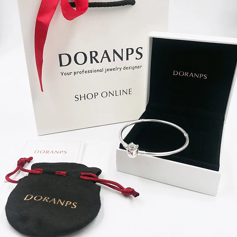 

NEW 2019 100% Silver chain Original bangle charm 925 bracelet for women jewelry Gift