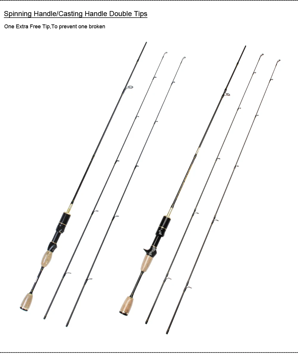 RoseWood Ultra Light Rod 1.8m (606) Ultralight Spinning Rods Casting Fishing Rod Carbon Fiber Lure Pole China 