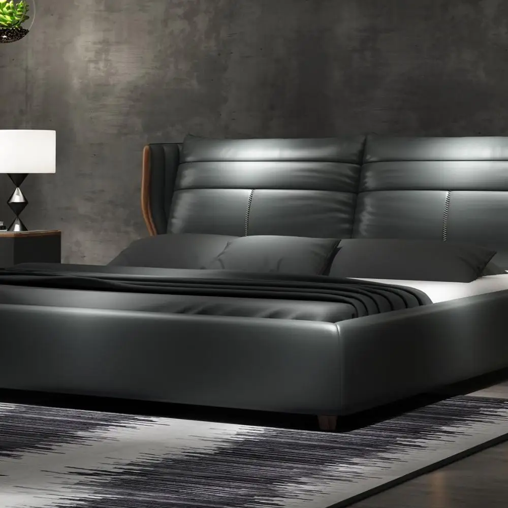 RAMA DYMASTY мягкая кровать из натуральной кожи современный дизайн кровати bett cama мода
