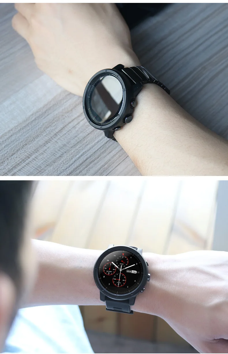 PC защитный чехол для Xiaomi Huami Amazfit Stratos 2 2s Чехол для смарт часов полный защитный чехол s красочный чехол для часов