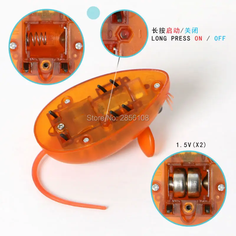 Электронный Nanotec-hnology робот-мышь игрушка для кошки собаки ребенка, мини-робот игры электронные питомцы игрушки для детей, 4 цвета смешанные