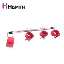 BDSM Toys Stainless Steel Adjustable Spreader Bar Bondage Set Unisex Sex Slave Handcuffs Ankle Cuffs Fetish Restraints Shackles BDSM Toys Stainless Steel Adjustable Spreader Bar Bondage Set Unisex Sex Slave Handcuffs Ankle Cuffs Fetish Restraints Shackles