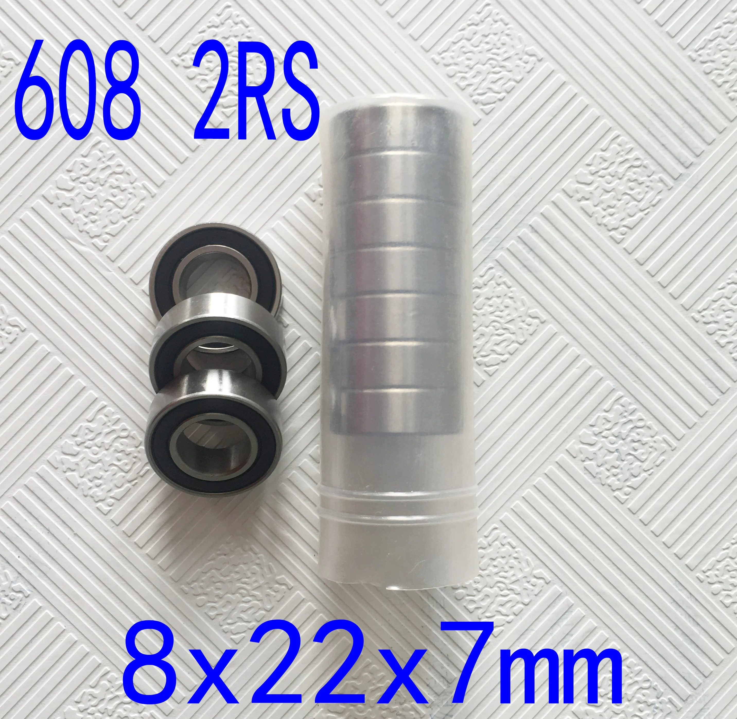 

Free Shipping 608 ceramic bearings 22*8*7mm 2pcs/lot S608 2RS bearing CB T9H ABEC-7 Stainless steel hybrid ceramic ball bearings
