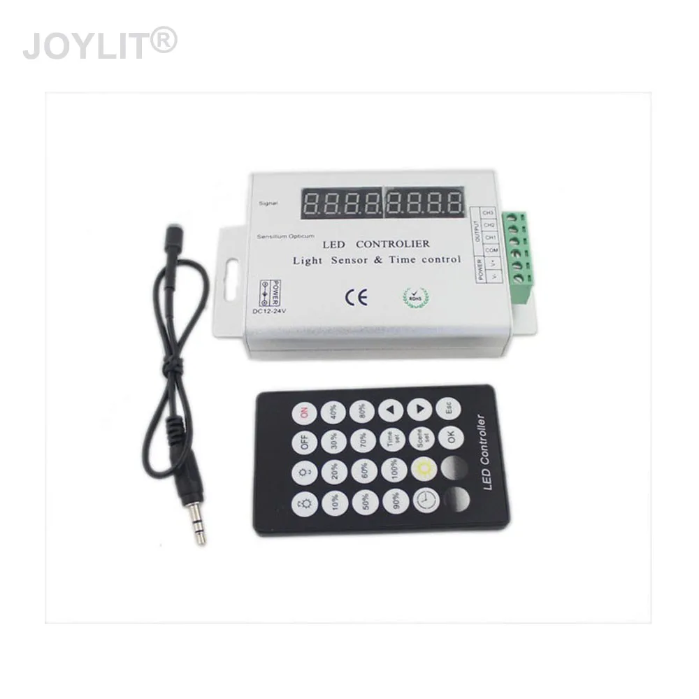 10pcs/lot DC 12V 24V 144W Led Timing Controller Dimmer Photosensitive For Remote Controler Time | Освещение
