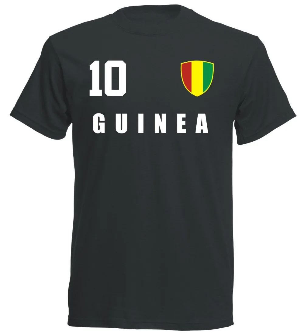 Гвинея 2019 футболка Trikot стиль Fubball Nummer все 10 спортивные футболки для футбола