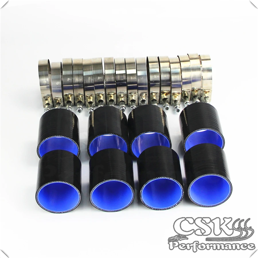 Универсальный интеркулер сделай сам 550 мм x 180 64 + 2 5 дюйма 63 Алюминиевый шланг