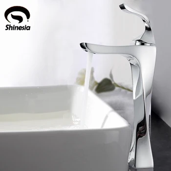 

Basin Faucets Elegant Sink Mixer Tap Classic Style Single Handle Single Hole Faucet Deck Mounted Bathroom Brass Water Crane
