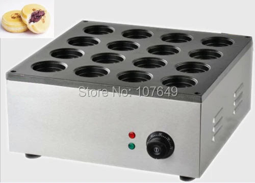 Hot Sale 16pcs Commercial Use Non-stick 220v Electric Dorayaki Japanese Pancake Machine Baker Maker Wholesale Home Appliances