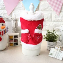50pcs Christmas Pet Dog Warm coat Clothes Puppy Winter Sweater Costume Jacket outfit apparel Xmas festival WA1397