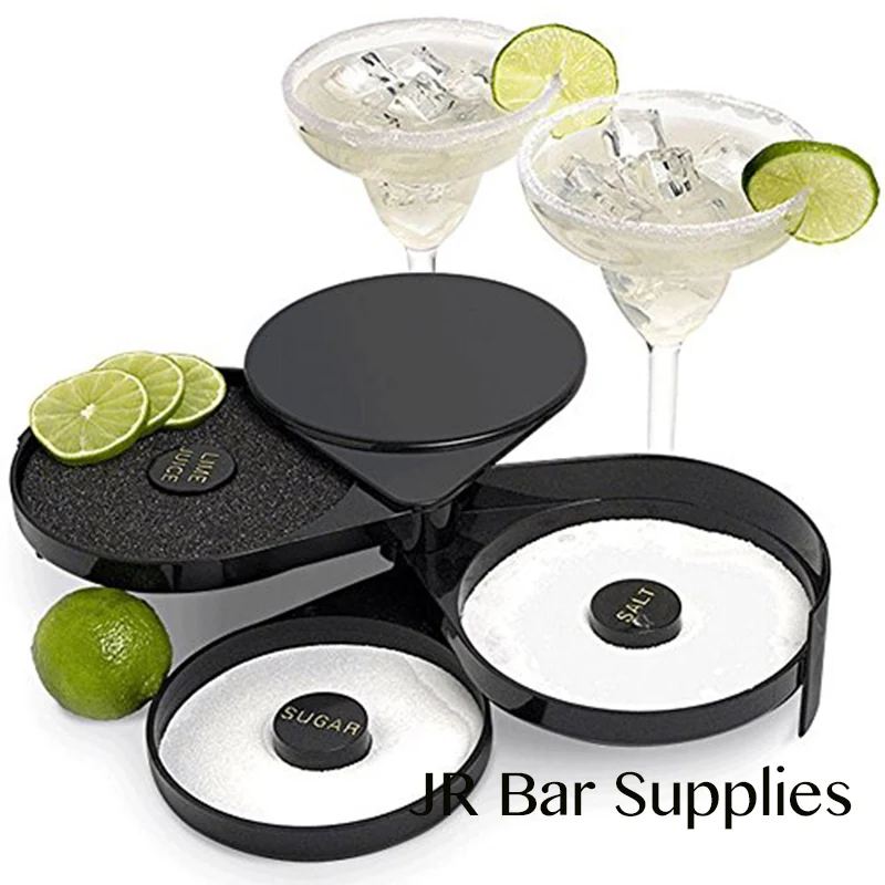 3 Tier Bar Glass Rimmer for Margarita and Cocktail