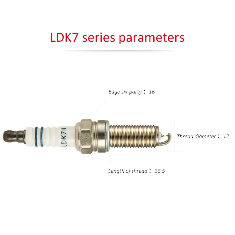 4 упаковки/6 пакетов Китай фонарь свечи зажигания YR7ME/LKR7D-DE/IXUH22/RER8YC/LDK7RTI