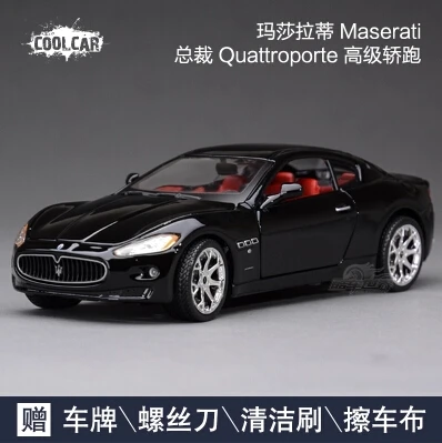  quattroporte GT Maserati Bburago 1:24 Original simulation car alloy car model toy gifts Limousine Coupe  Limited Collector 