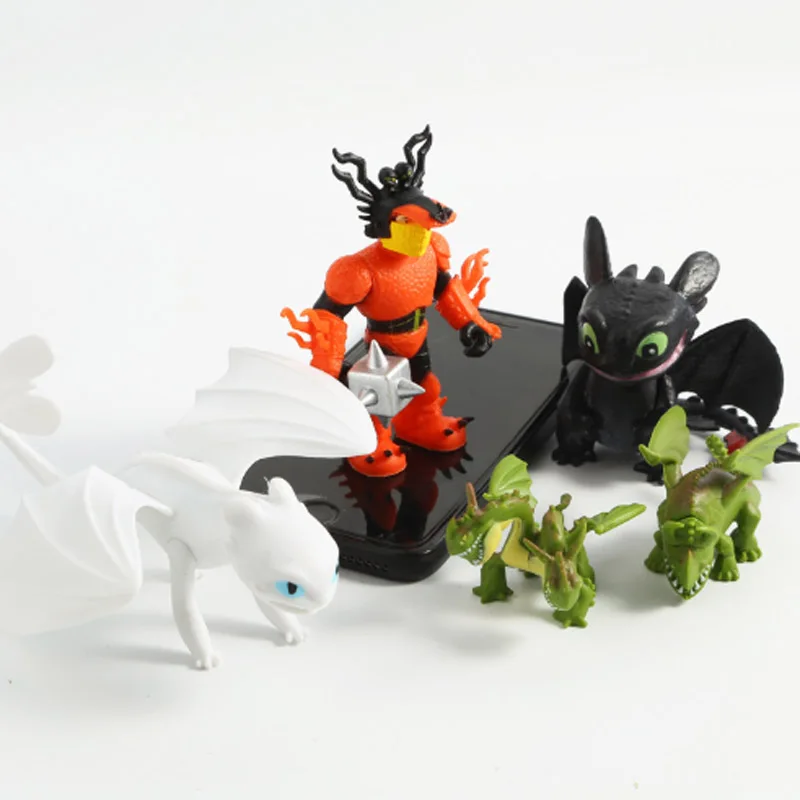 Three style How to Train Your Dragon 3 action figures Light Fury/Night Fury Toothless Model doll Collection Decora Toys children Three style How to Train Your Dragon 3 action figures Light Fury/Night Fury Toothless Model doll Collection Decora Toys children