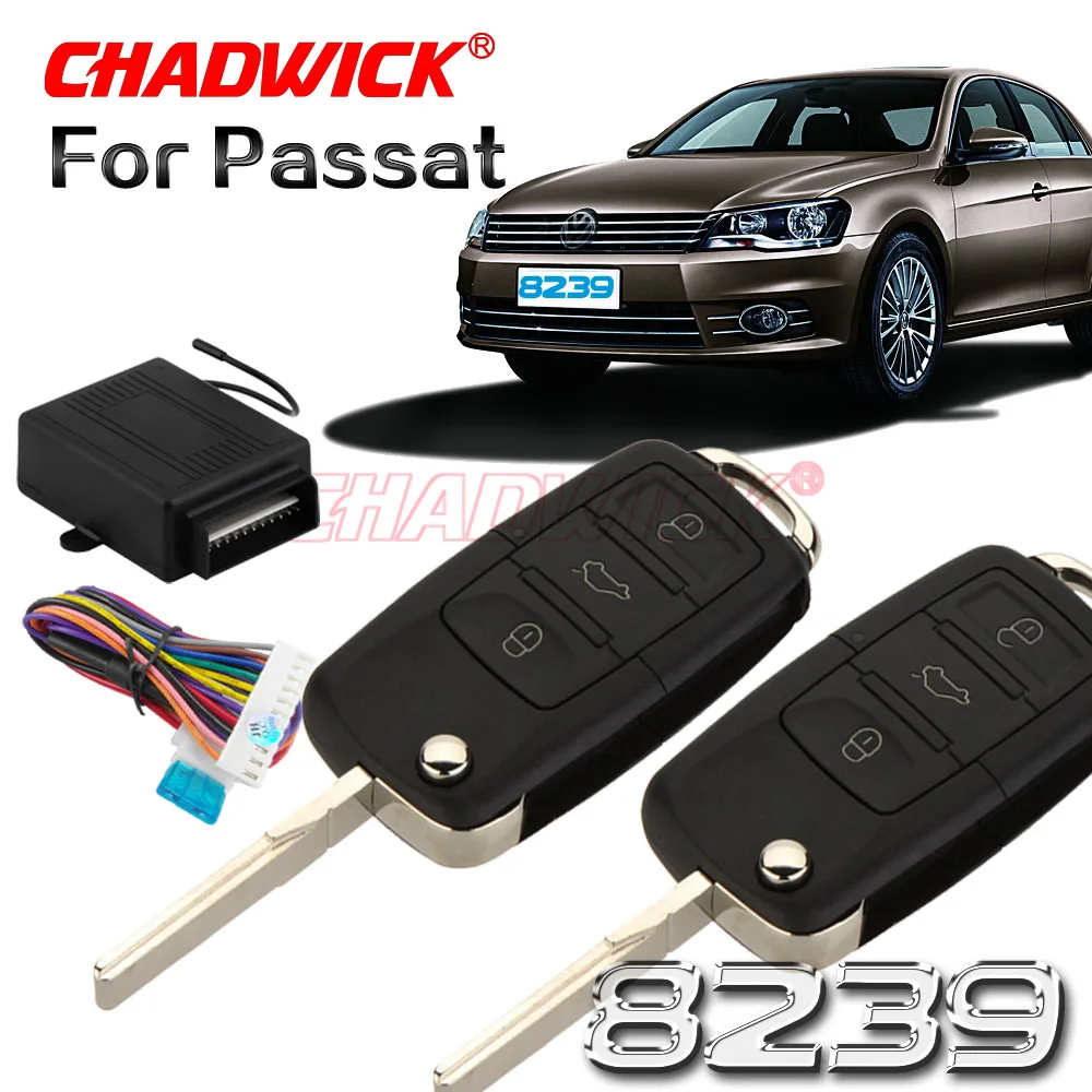 

Flip key keyless entry system Button for B2 B4 B5 German car remote control door lock locking high quality heavy CHADWICK 8239