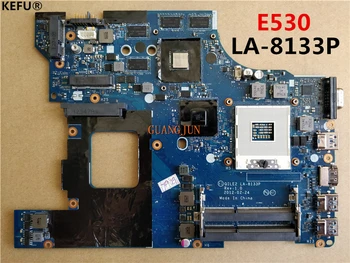 

KEFU Free Shipping Laptop Motherboard For Lenovo E530 QILE2 LA-8133P mainboard Testing Fast Ship