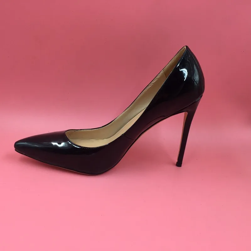 

Shiny Women Pumps Pointed Toe Women Office Shoes Lady Shoes Big Size Zapatos De Plataforma De Las Mujeres 12Cm Stilettos Heels