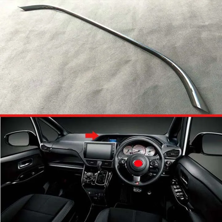 Us 1564 21 Offfor Toyota Voxy R80 Right Hand Drive 2018 2019 Abs Pearl Chrome Piano Black Interior Instrument Panel Around Trim In Interior