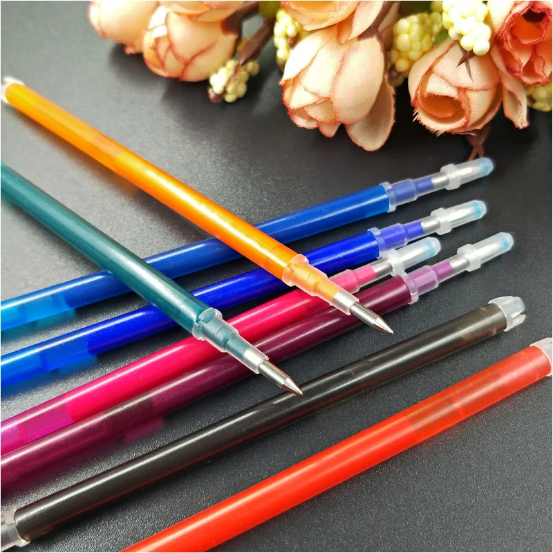 8 цветов Волшебная стирающаяся ручка с пастой 0,5 мм чернильная Заправка для гелевой ручки для письма Канцтовары офисный школьный принадлежности подарки для студентов