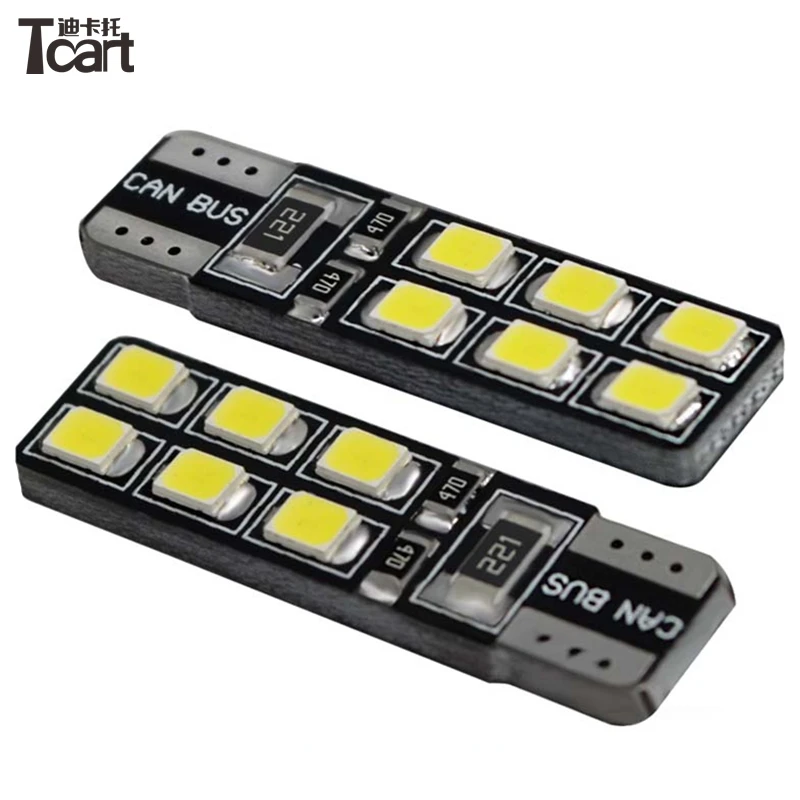 Купить tcart 4xled шины canbus 5730 Лампа T10 2835 Chip 12smd на Great ...