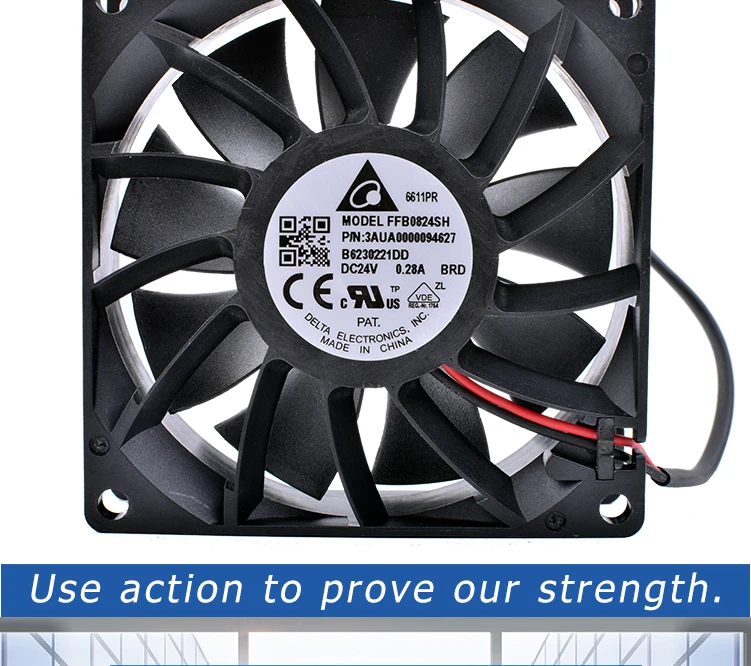 И DELTA FFB0824SHBRD 3AUA0000094627 8 см 8025 24 В 0.28A высокого класса для инвертера сервера Вентилятор охлаждения давления ветра