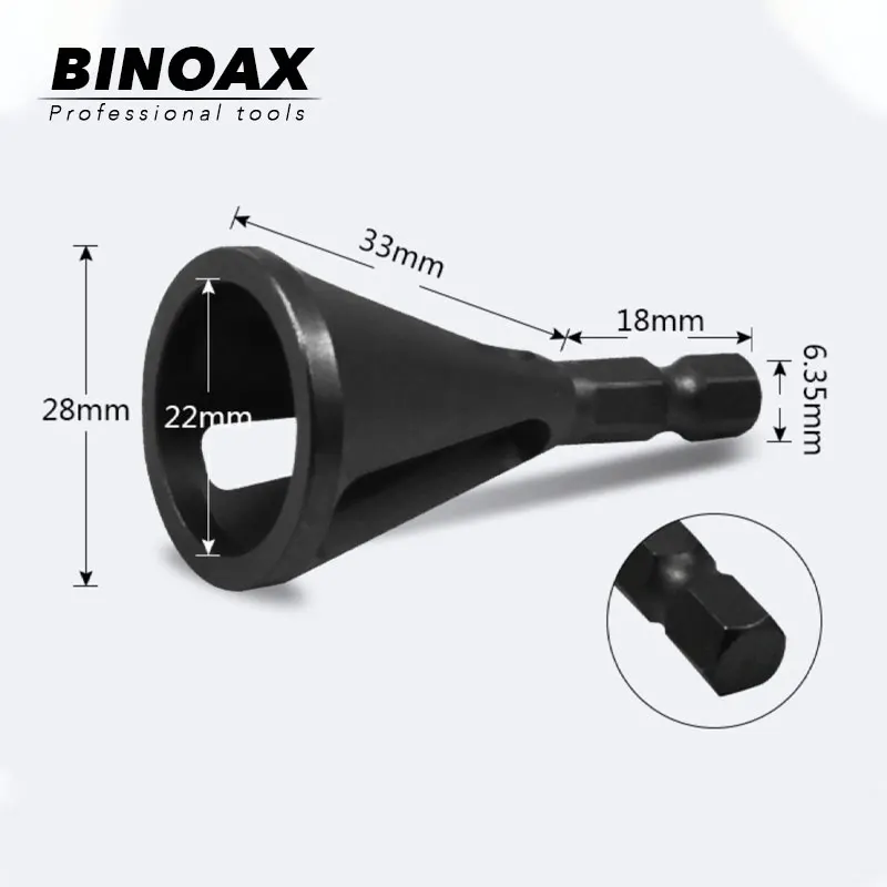 BINOAX черный из нержавеющей стали для снятия заусенцев внешний инструмент для снятия заусенцев Инструменты для ремонта