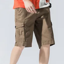 Новые летние мужские Товары для отдыха, качественные эластичные хлопковые модные мужские шорты, шорты для молодых мужчин